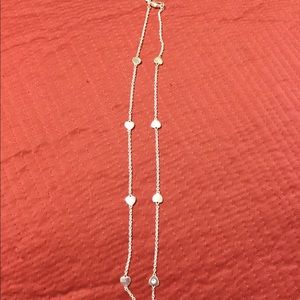 Tiny hearts Coach necklace